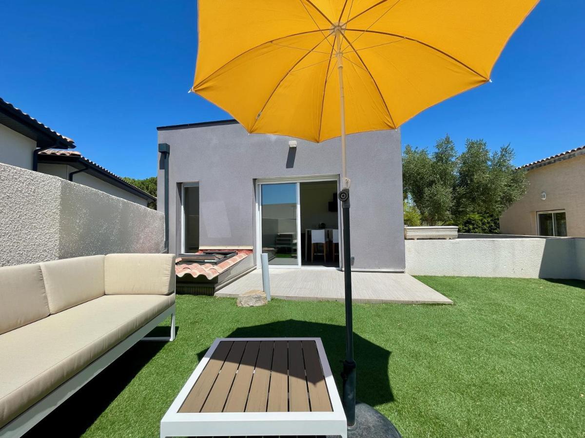 Appartement Souplex Jardin Proche Autoroute, Plages Et Attractions, Wifi - Tv, Calme Bessan Exteriör bild
